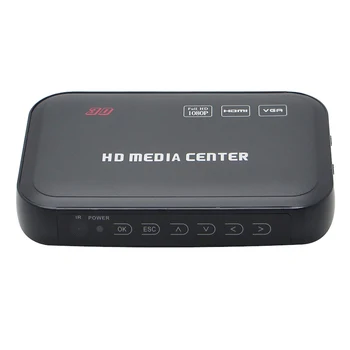 

1080P Full HD Multi-function 3D Media Player Support HDMI VGA AV Output HD Media Center Wi-Fi Repeater