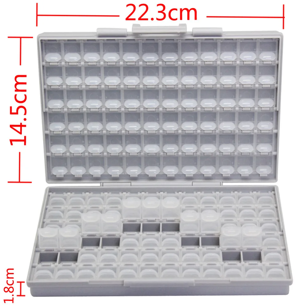 AideTek SMD SMT resistor capacitor font b Electronics b font Storage Cases Organizers 1206 0805 0603