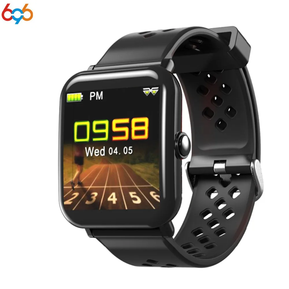 

696 Smart Watch DM06 Sport Smartwatch Ip68 Waterproof Bracelet Ui Pedometer Heart Rate Sleep Rate Monitoring Tracker Wristband