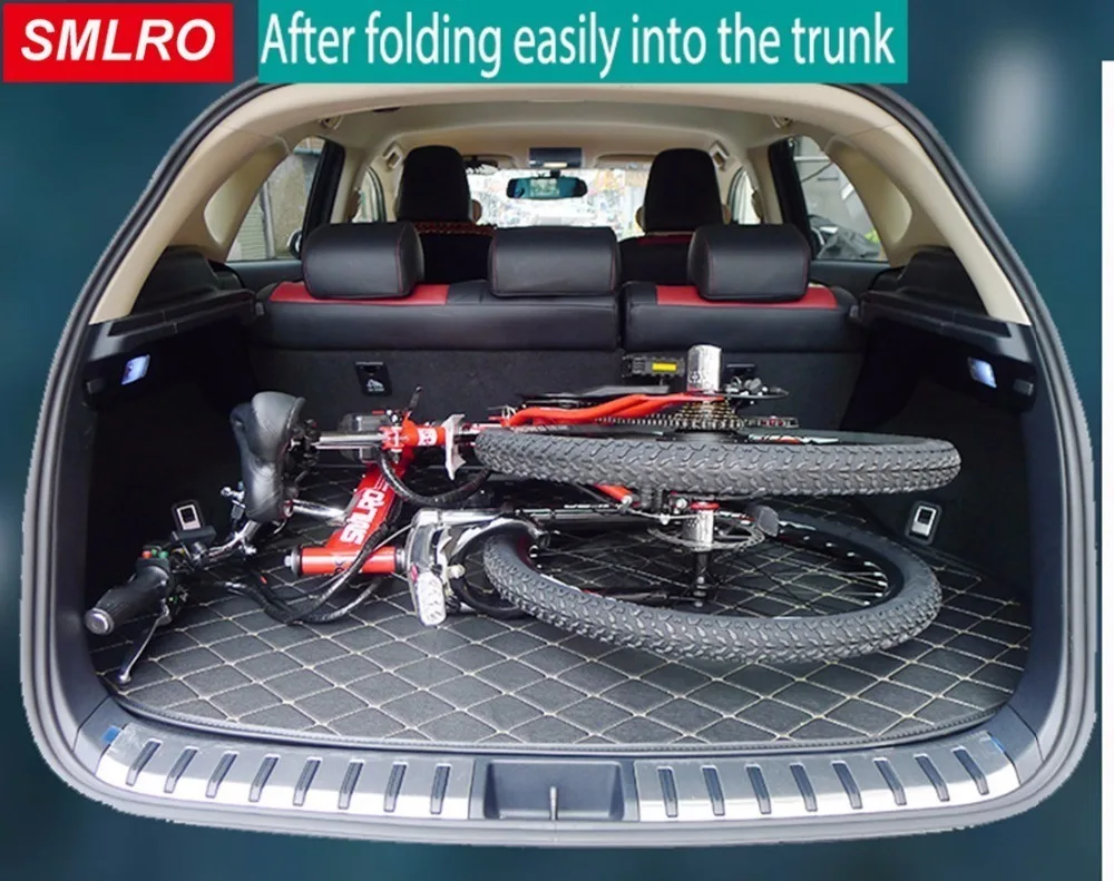 Cheap LOVELION Electric Bicycle Of Mountain Called 60Km Maxspeed 35KM/H Folding Bike Walking 500W Power Engine Double Shock Ebike 4