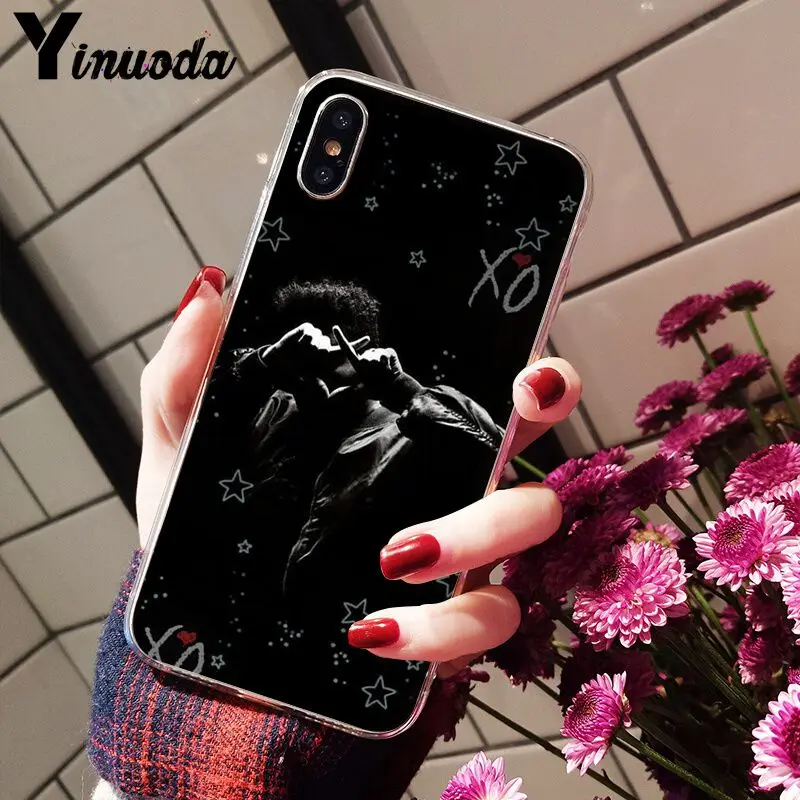 Yinuoda Weeknd поп-певец Starboy TPU Мягкий силиконовый чехол для телефона для iPhone X XS MAX 6 6S 7 7plus 8 8Plus 5 5S XR