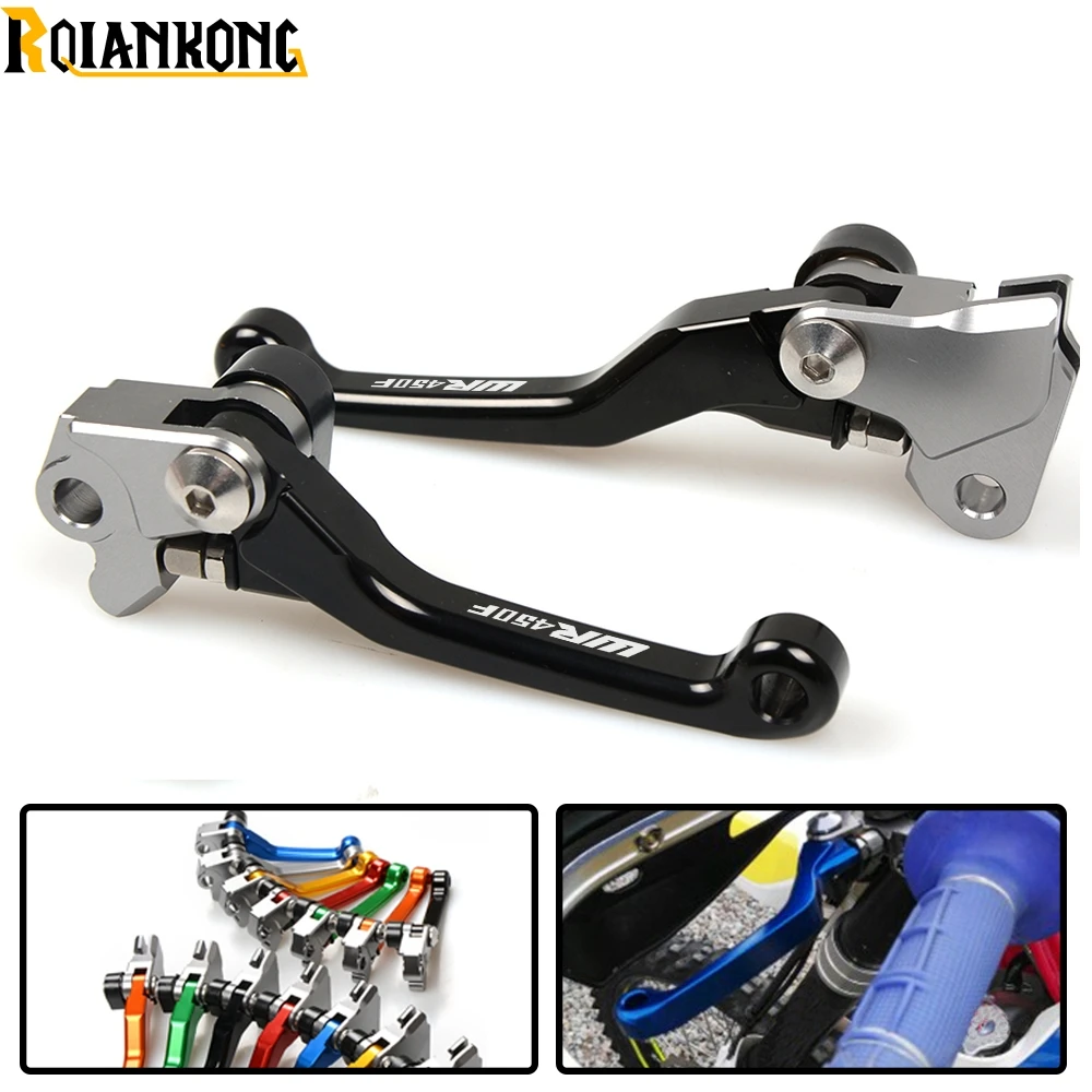 With logo Motorcycle Brake Clutch Lever Pivot Lever For Yamaha YZ450FX 16-18