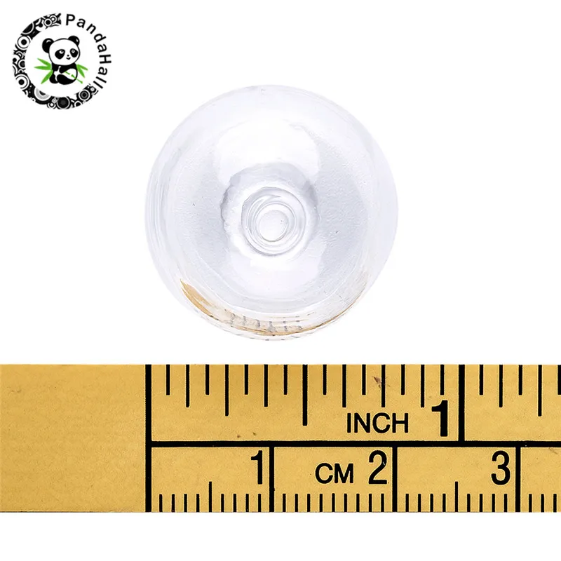 5 шт., 13 мм, 16 мм, 20 мм, 30 мм, прозрачный круглый полый стеклянный шар с двойным отверстием, выдувное стекло, круглые бусины для сережек, ювелирных изделий