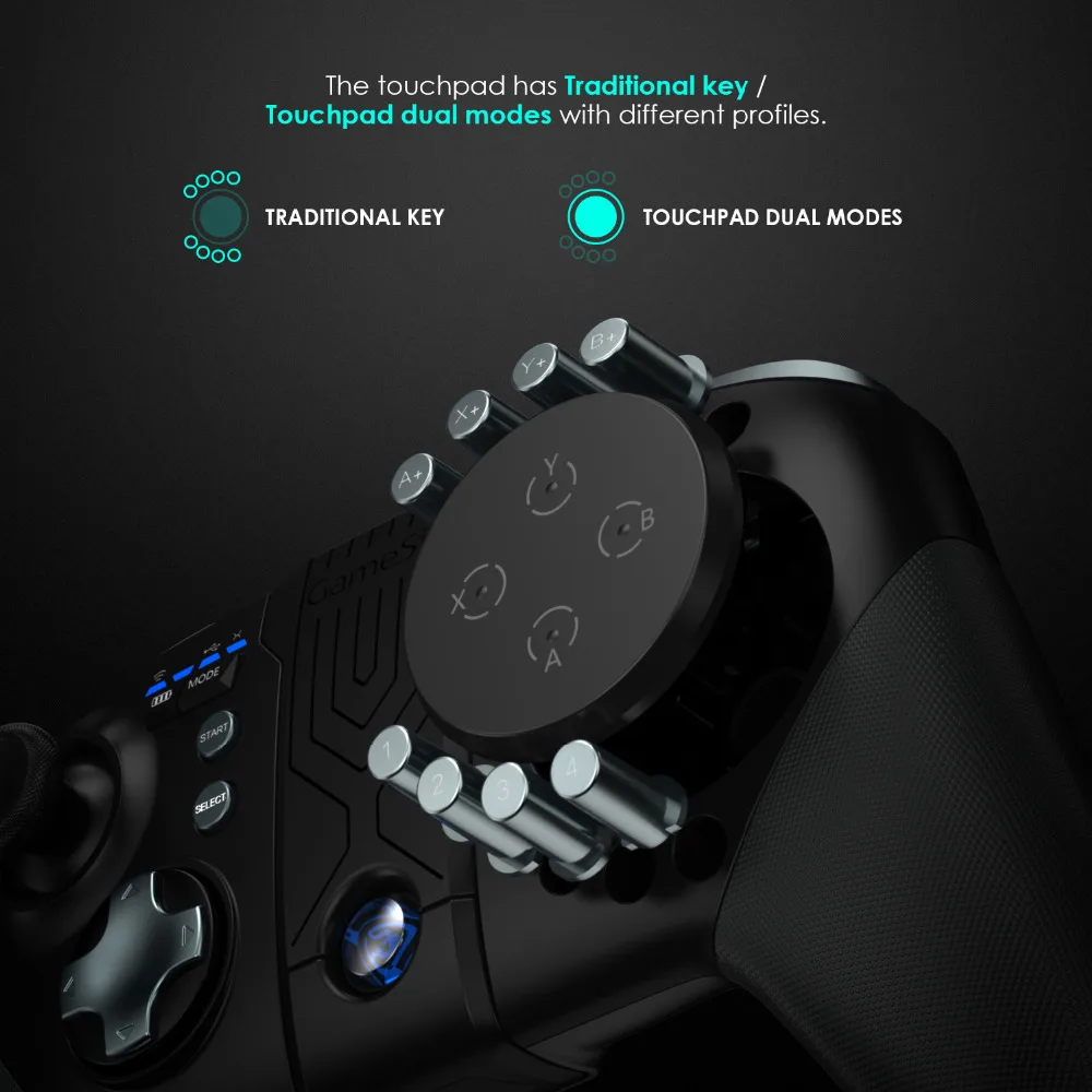  GameSir G5 with Trackpad and 32 Buttons Gamepad Moba/FPS/PUBG/RoS Bluetooth Wireless Game Controlle