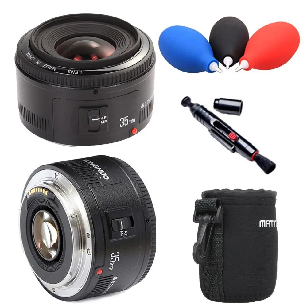 

Yongnuo 35mm lens YN35mm F2.0 lens Wide angle Fixed dslr camera Lens For canon 600d 60d 5DII 5D 500D 400D 650D 600D 450D 60D 7D