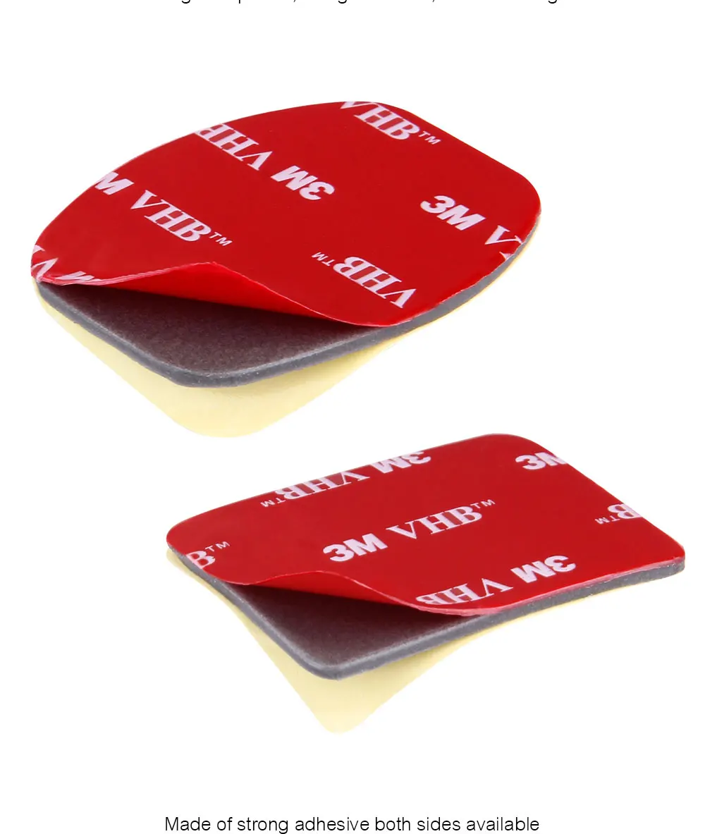 8pcs Flat Curved Base Mount and Adhesive Stickers for GoPro Hero 5 6 4 Yi 4K SJCAM SJ4000 Mount for Gopro Accessories Set (3)