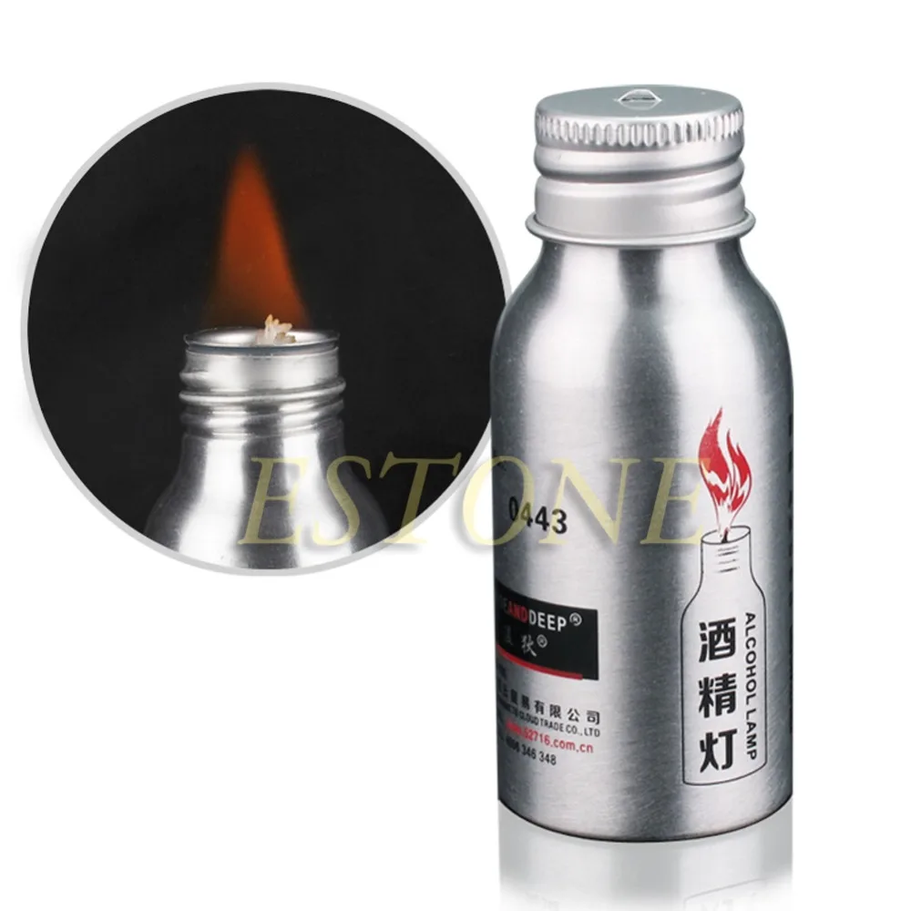 

Durable 50ml Alcohol Lamp Metal Case Lab Equipment Heating