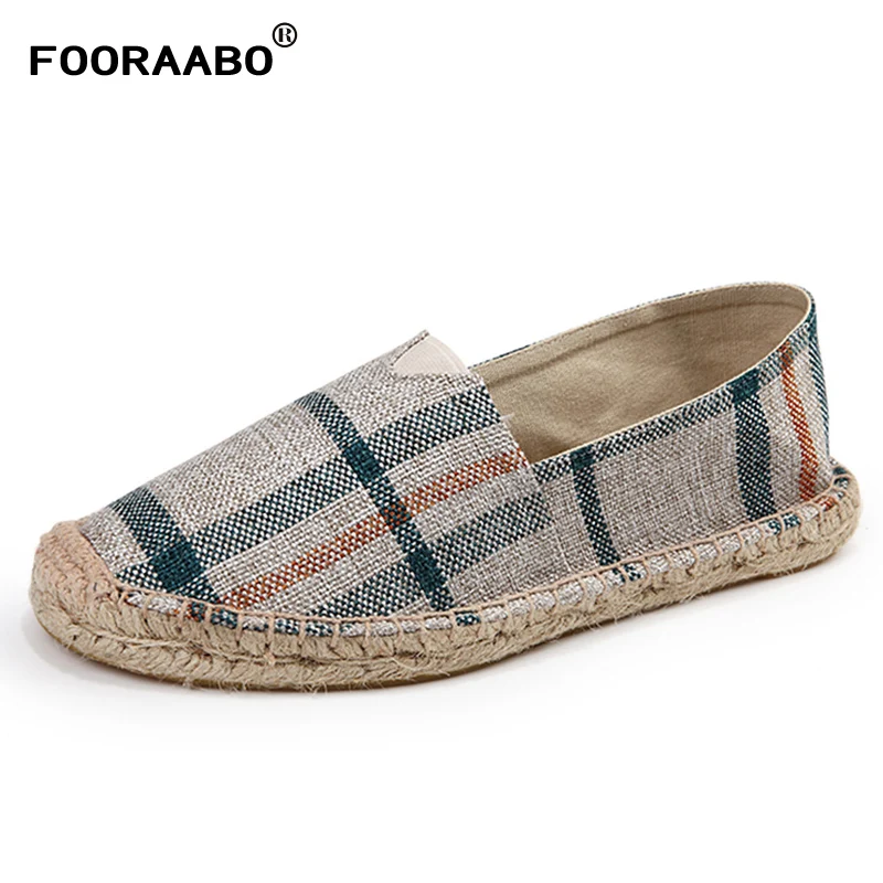 

2019 Canvas Women Shoes Summer Breathable Women's Casual Flats Shoes Hemp Flats For Women Lady Cheap Loafers Female