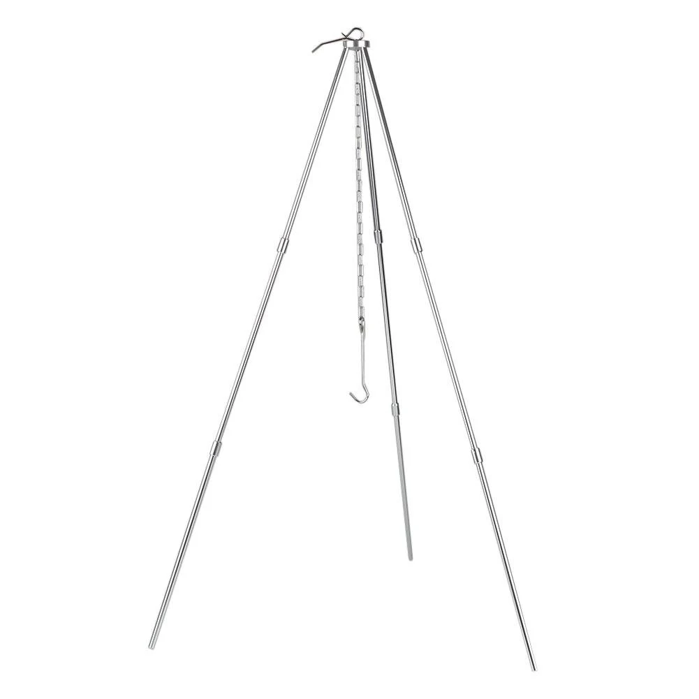 Buy Outdoor Camping Picnic Cooking Tripod Hanging Pot