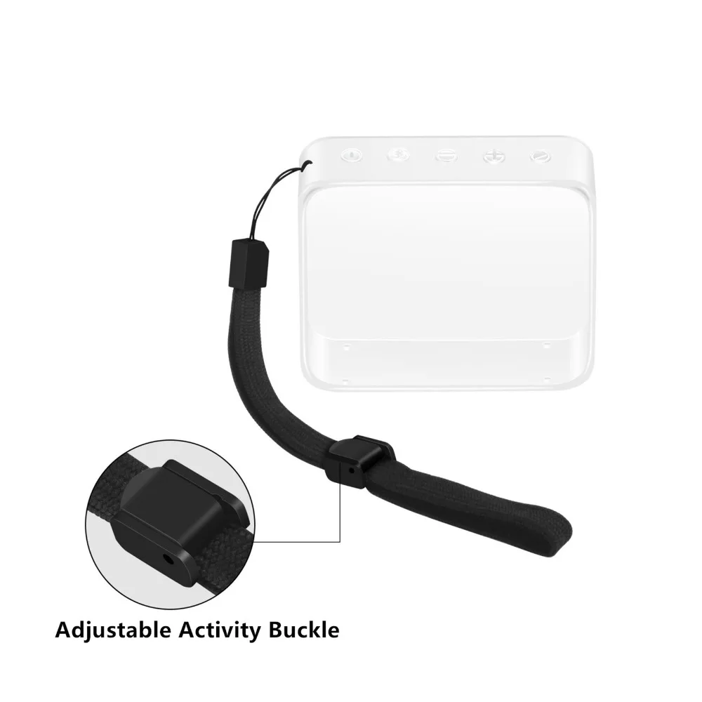 

MASiKEN TPU Protector Skin Case Sleeve Cover for JBL GO 2 Portable Wireless Bluetooth Speaker Protective Cases