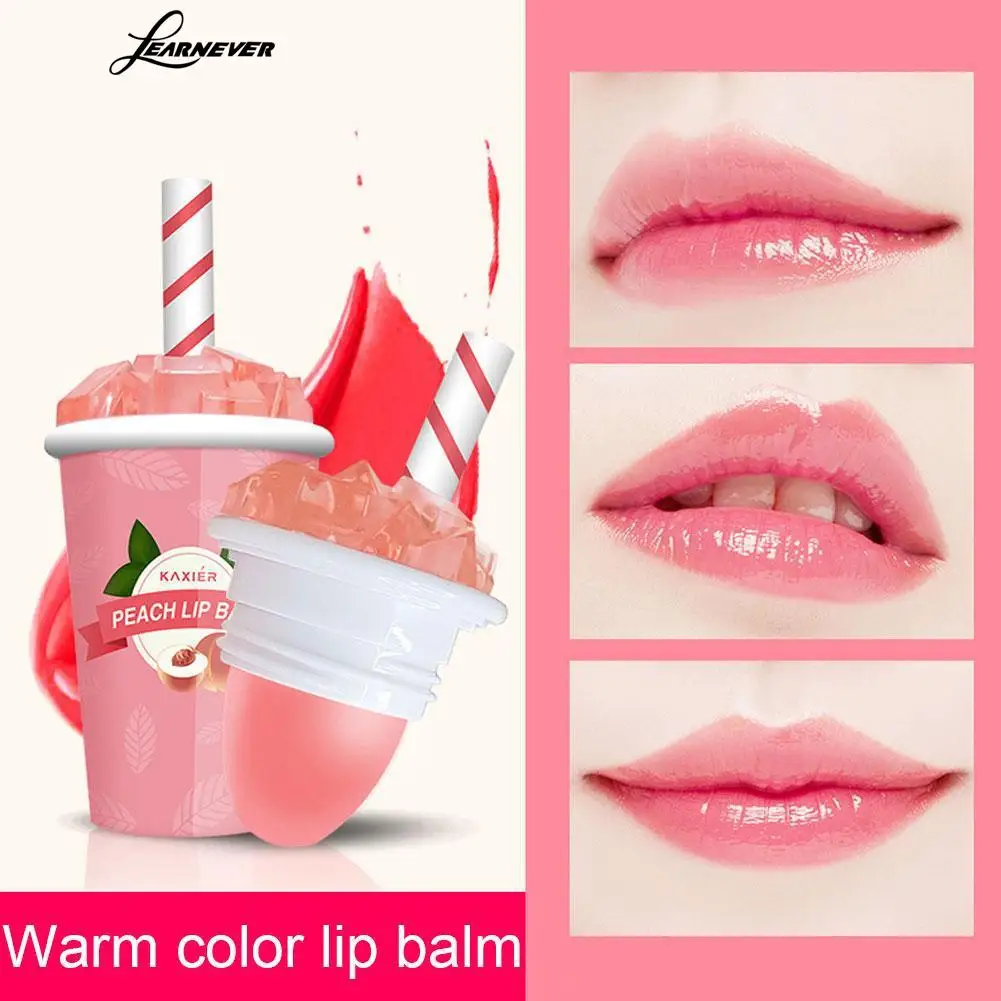 LEARNEVER, 4 цвета, милая губная помада с мороженым, темптура, меняющий цвет, бальзам для губ, стойкий Увлажняющий Уход за губами, макияж губ