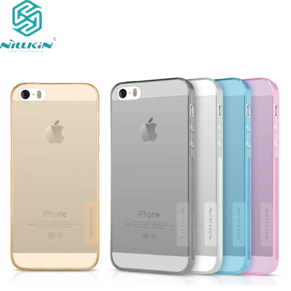 Чехол NILLKIN для iphone SE прозрачный Ультратонкий чехол из ТПУ с природой apple iPhone 5