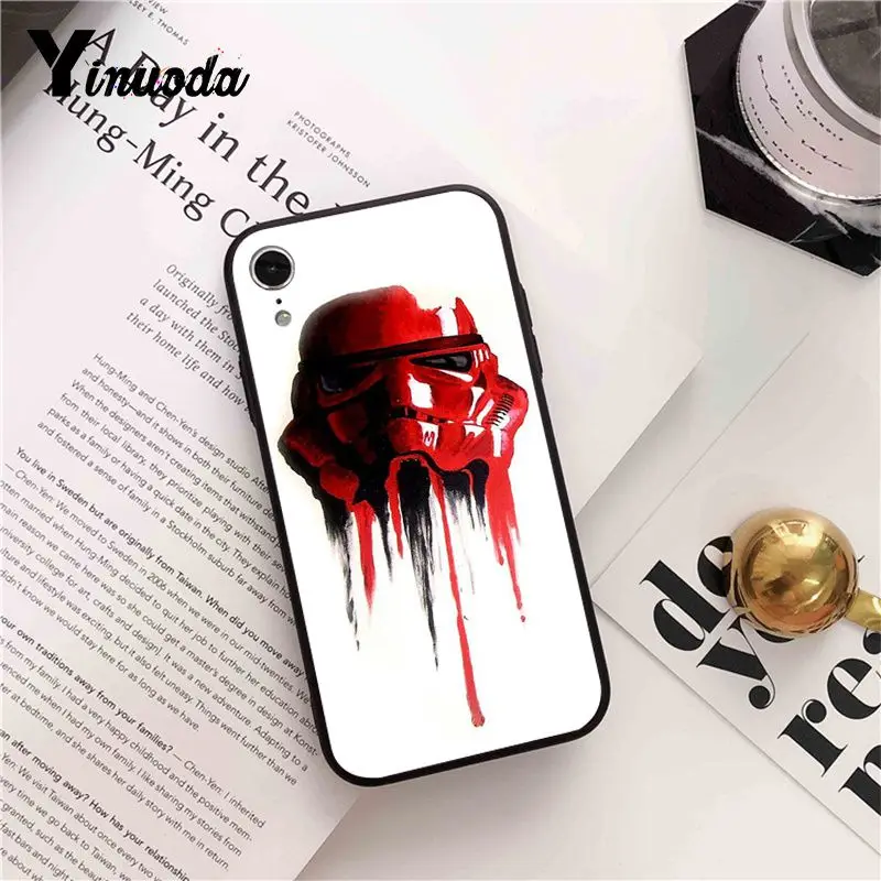 Yinuoda Star wars детский Coque Shell чехол для iPhone X XS MAX 6 6 S 7 7 plus 8 8 Plus 5 5S XR Coque Shell Fundas Capa