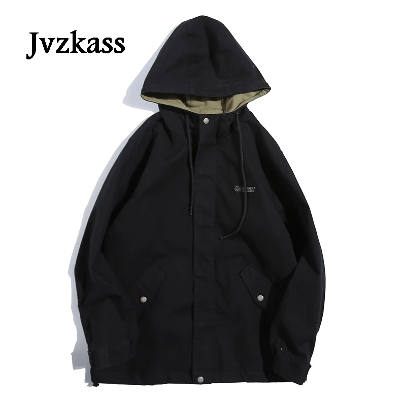 Jvzkass 2019 Весна новая волна Harajuku студенты с капюшоном порт ветер куртка для женщин и