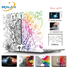 Мозговой блокнот с рисунком чехол для Macbook Air retina 11 12 13,3 15,4 для Pro 13 15 A1706 A1707 Сенсорная панель чехол для ноутбука