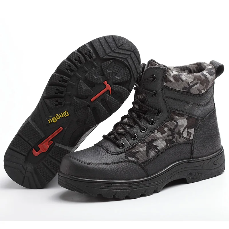 new arrive men fashion big size mesh steel toe caps work safety shoes spring autumn winter