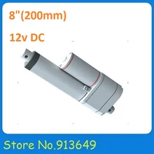 8 inch/200 мм Ход Положение Feeback Линейный Привод С Потенциометром, 12 В DC 750N Нагрузка, число оборотов холостого хода в 10 мм/сек.-1 ШТ.