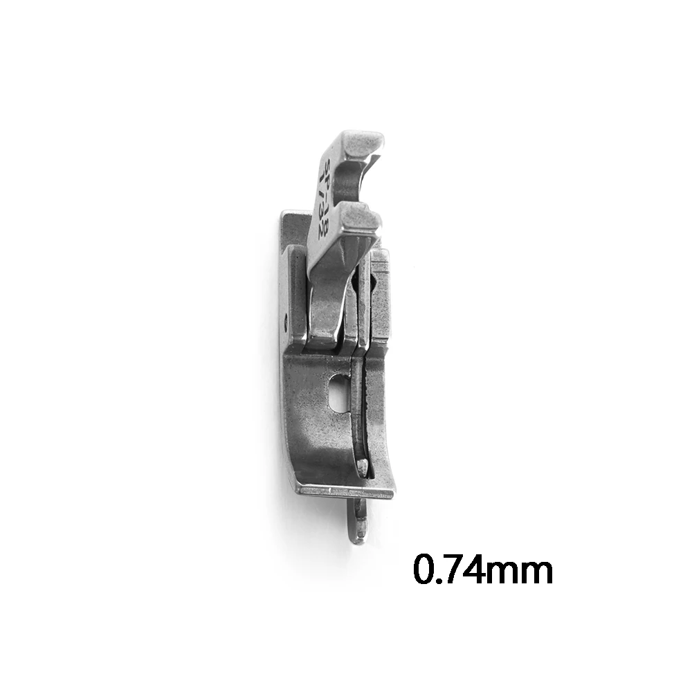 5 размеров правая и широкая прижимная лапка Промышленная швейная машина части полный стальной замок стежка ходьба лапка швейная машина инструмент