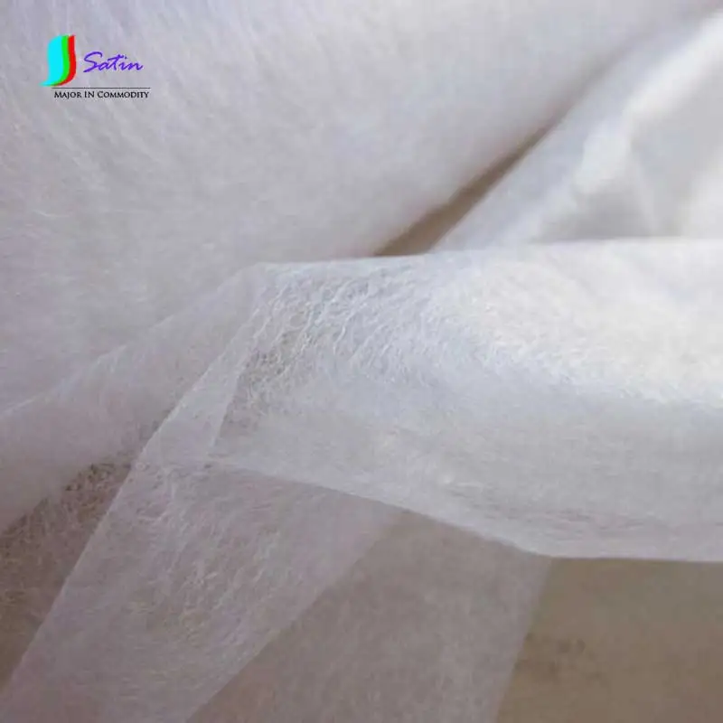 White Easy Iron On Sewing Fabric Join Patchwork Interlining Double Fuse