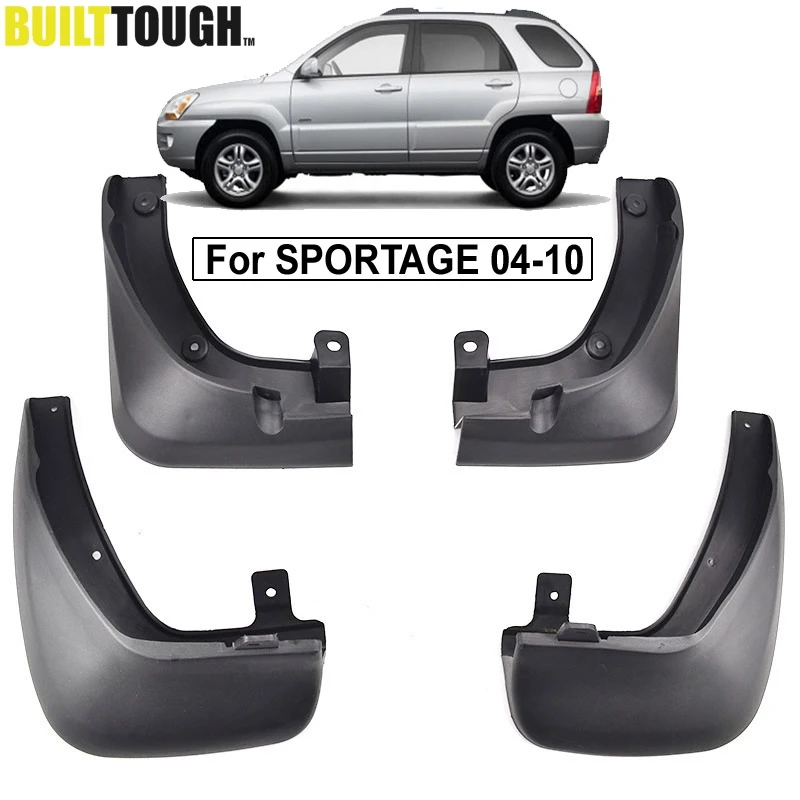 Комплект литых автомобильных брызговиков для Kia Sportage KM 2005 2010 брызговики без