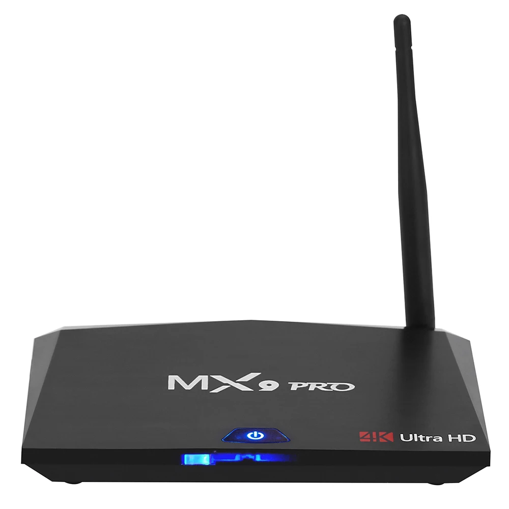 MX9 Pro ТВ приставка Android 8,1 ТВ приставка RK3328 четырехъядерный 64 бит 4G 32G H.265 UHD 4K VP9 HDR 3D Мини ПК 2,4G 5G WiFi Bluetooth 4,1