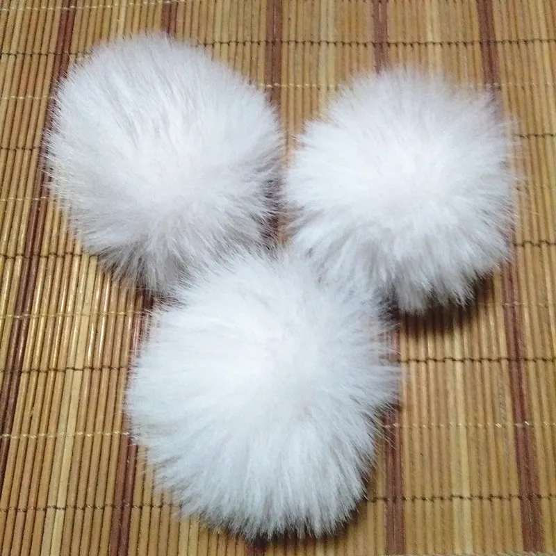 

Fashion 4cm Small Pompon Fake Fur Ball Pendant With Rubber Band DIY Jewelry Accessories Handcraft ColorfulPom Pom 100 pcs