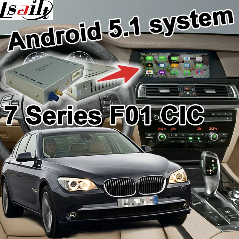 Android 6 0 GPS navigation box for BMW F01 7 series CIC system video interface box