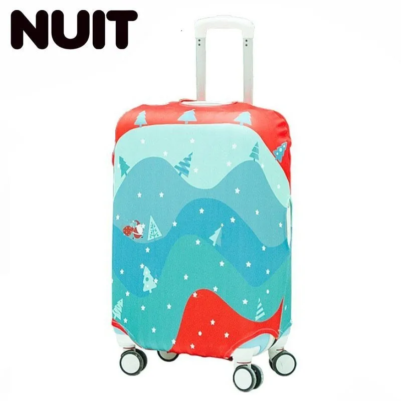 

Travel Suitcase Protective Covers Luggage Cover Cartoon Printing Elasticity Dustproof Trolley Case Cover Travel Accessories