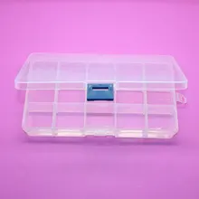 YuXi 1x Высокое качество 15 чехол прозрачный элемент коробка IC коробка аксессуары коробка 17*9,7*2,1 см