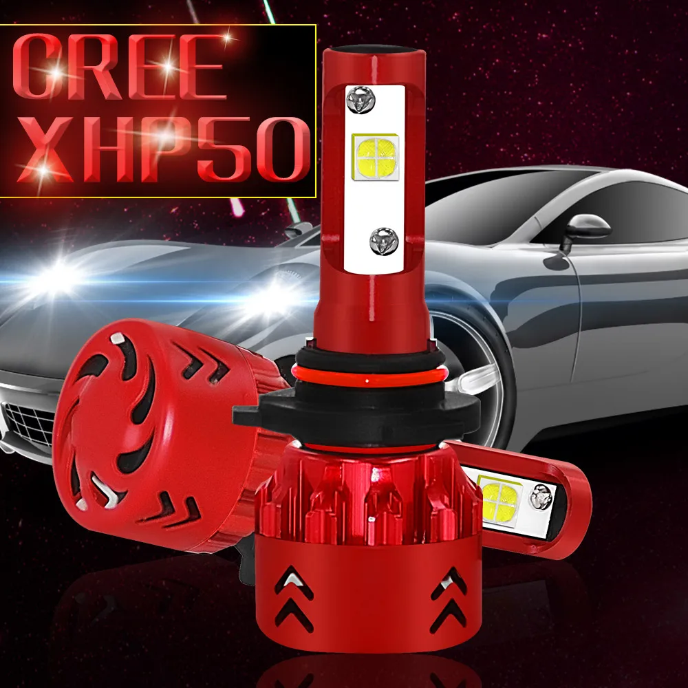 Мини 7 80 Вт 9005/HB3/H10 Автомобильный светодиодный комплект для преобразования фар
