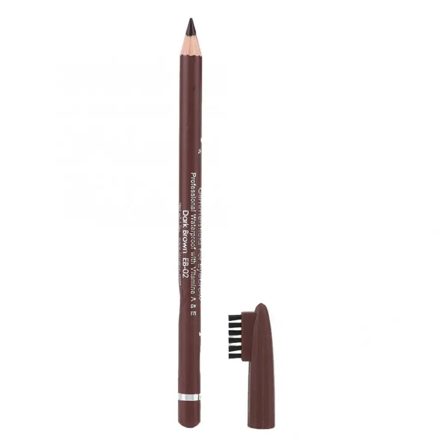 Водостойкий макияж для глаз карандаш для бровей Косметика натуральная Стойкая подводка для глаз бровей Макияж Ручка тени для бровей - Цвет: EB02 Dark Brown