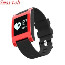 Smartch DM68 умный Браслет крови Давление монитор сердечного ритма Bluetooth вызова sms-оповещение Smart Band активности фитнес-трекер