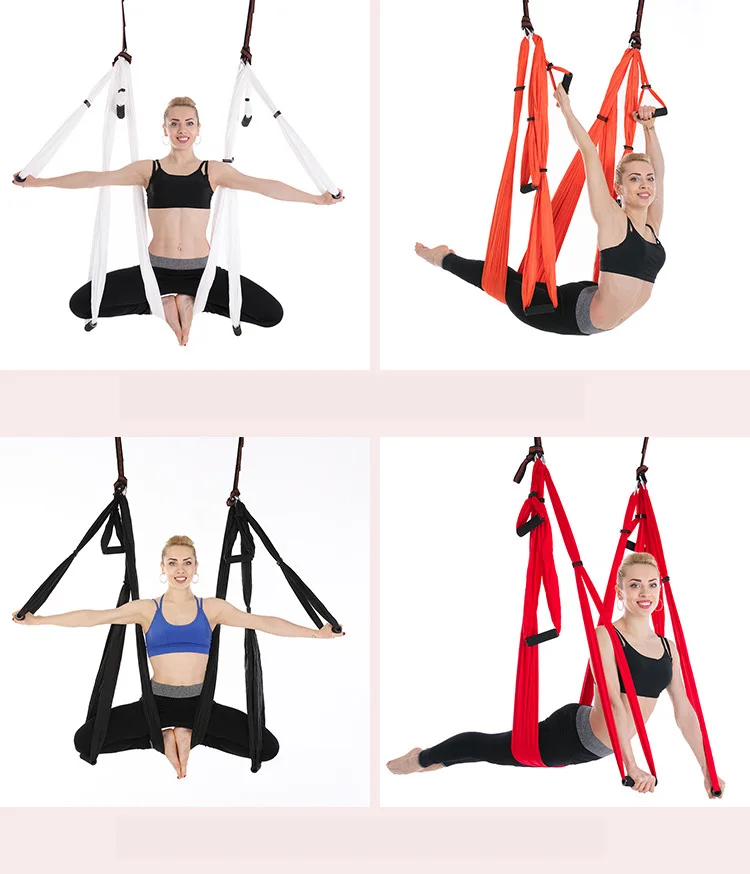 Anti-gravity Aerial Yoga Hammock Set Yoga Belt Flying Yoga Hammock for Pilates Body Building Yoga Swing With HangingTray