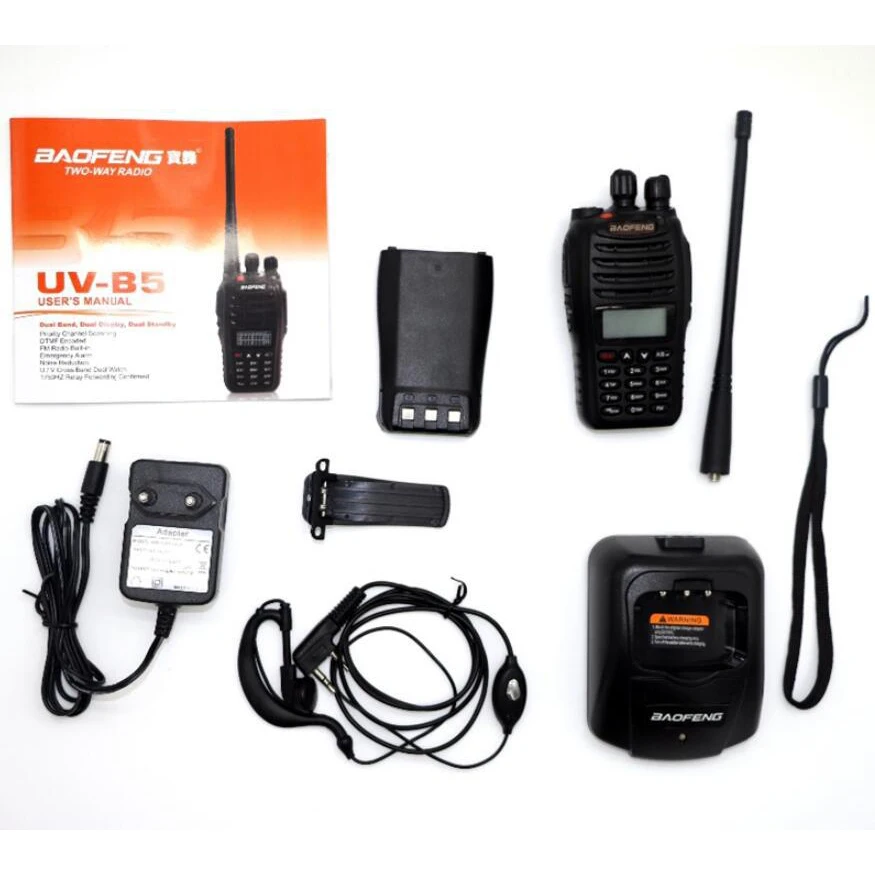 baofeng UV B5 UVB5 для cb комплект рация 2 шт 10 км автомобильная портативная рации ham