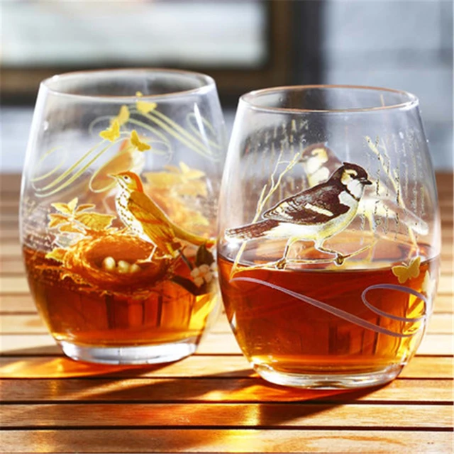 home transparent glass cups water personalized big beer glass cup
