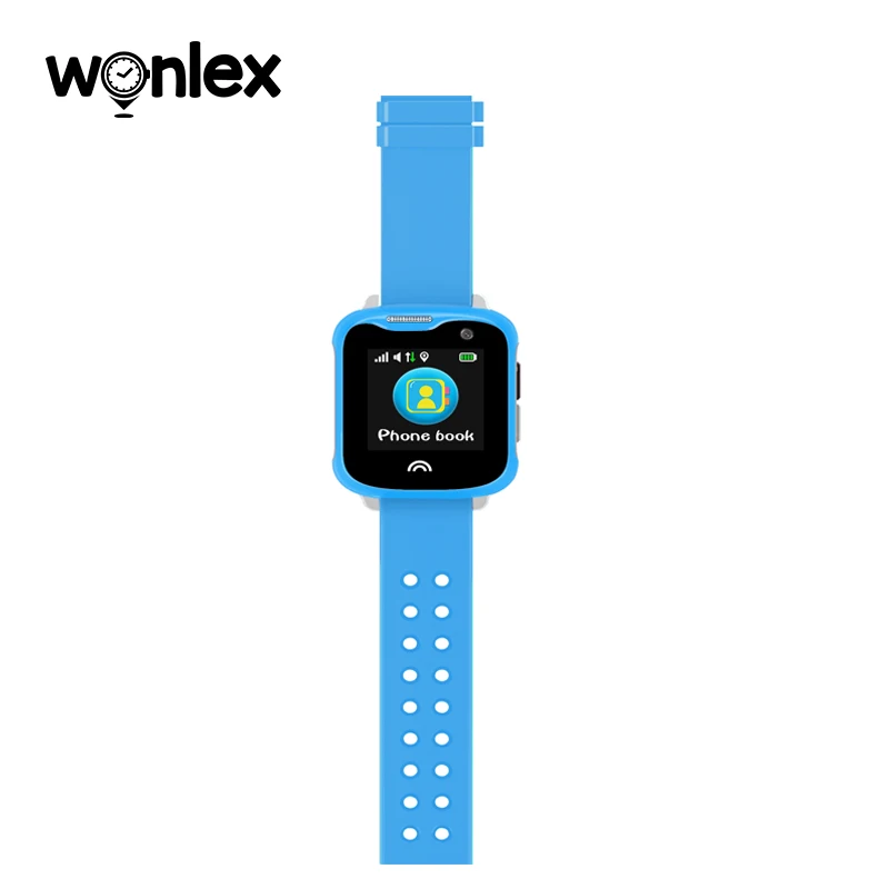 Baratos Wonlex lo más nuevo KT05 niños Real impermeable IP67 natación reloj SOS GPS GSM Wifi Cámara 1,33 pulgadas IPS pantalla táctil deportes reloj inteligente