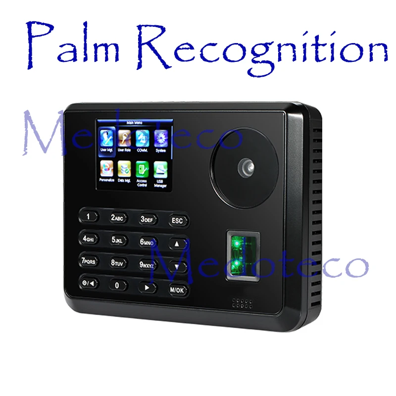 

New Palm Time Attendance Employee Biometric Electronic Attendance with new BioID Fingerprint Reader Free Software Time Recorder