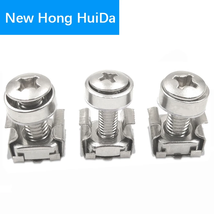 Cage Nuts Bolts Washers Metric Square Hole Hardware Server Rack Screw