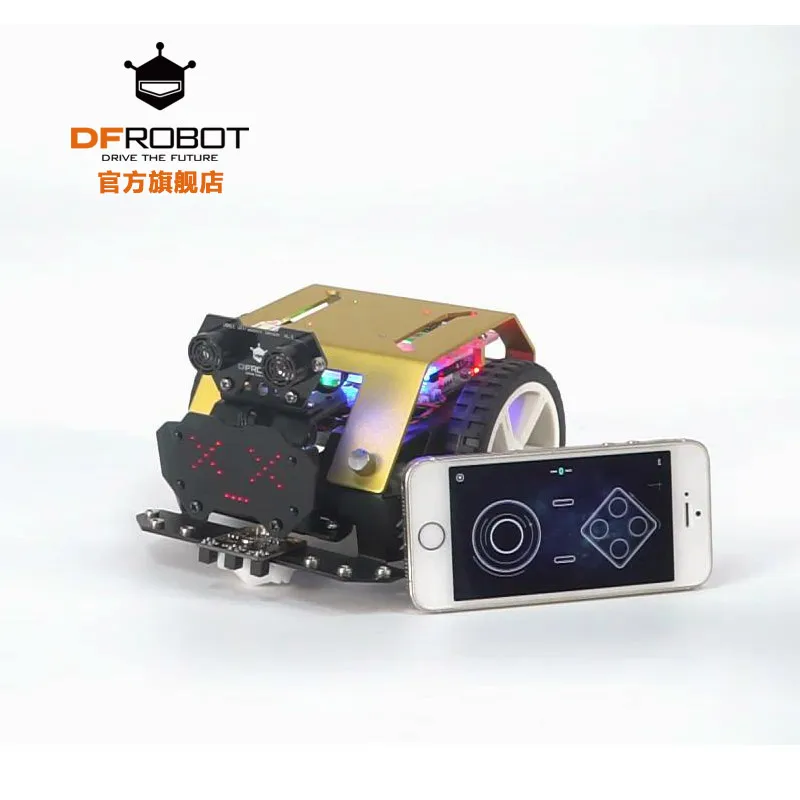 DFRobot micro:bit Max:bot набор программируемых роботов сделай сам с трековой линией