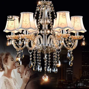 

Chandeliers Lighting for home lighting Bedroom Kitchen Fixtures Cognac Color lustres para sala de jantar modern led chandelier
