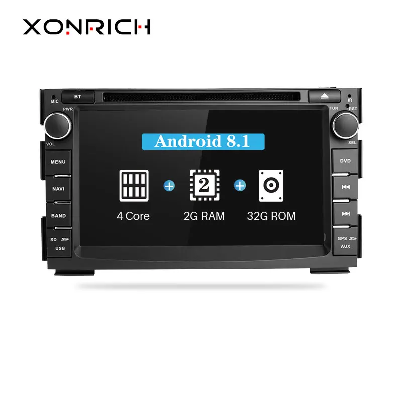 2 Din Android 8.1 Auto DVD Player Für Kia Ceed 2010 2011 2012 Venga Auto Stereo Head unit Radio RDS AudioGPS glonass Navigation Online