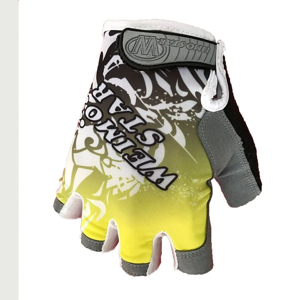 Weimostar فريق الدراجات قفازات الدراجة الجبلية mtb الرياضة نصف إصبع لمس قفاز دراجات 3d هلام roupa ciclismo قفازات تنفس
