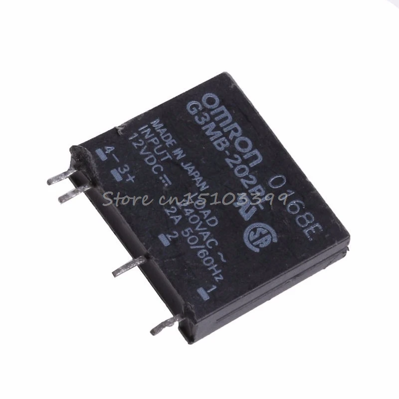 1 шт. новое твердотельное реле Φ PCB SSR In 12V DC Out 240V AC 2A Прямая поставка|Реле| |