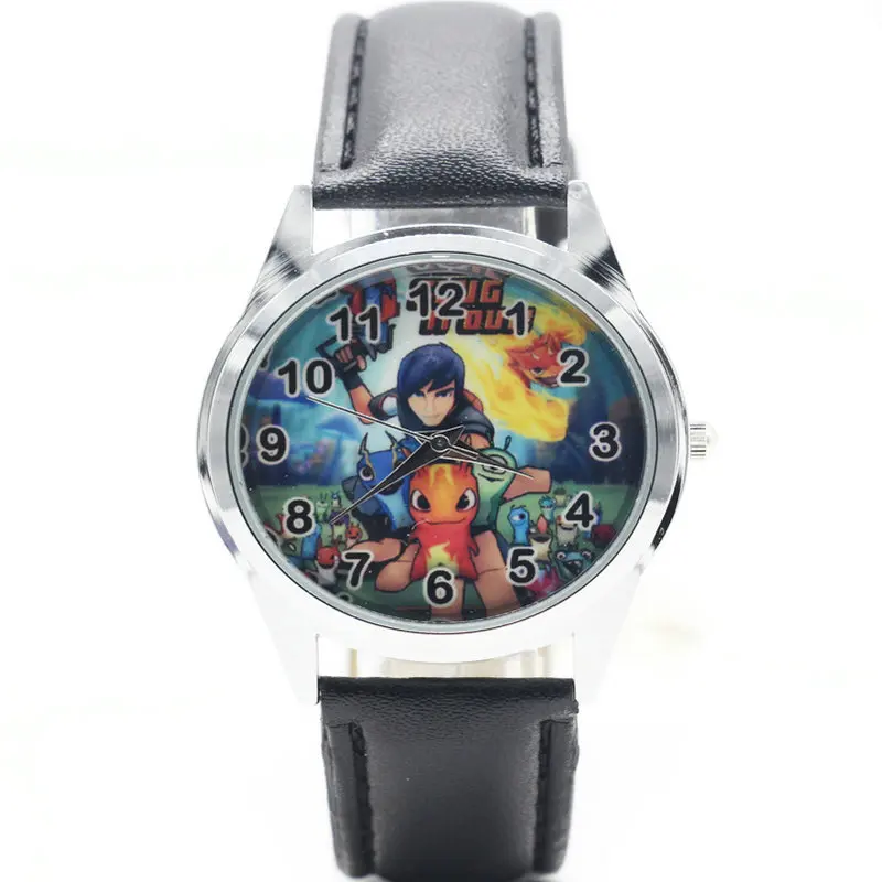 Горячая часы Новые Slugterra детские часы мультфильм детские спортивные часы Мальчики кварцевые часы