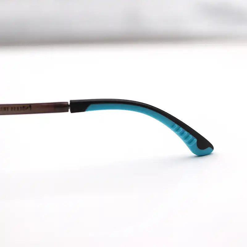 Tungsten Carbon Rubber Square Hole Glasses Foot Cover Eyeglasses Anti