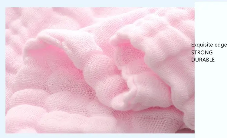 Детские Полотенца 6 слоев хлопковой марли 25*25 см новорожденного Полотенца детские носовые платки младенца Кормление новорожденных слюни Полотенца F03