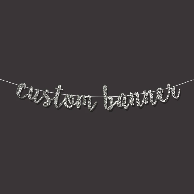 Hot Selling Personalized Wedding Name Banner Custom Script Letters