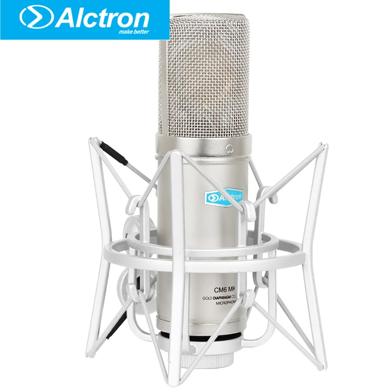 Конденсаторный микрофон Alctron CM6 MKII конденсатор кардиоидный с большой диафрагмой