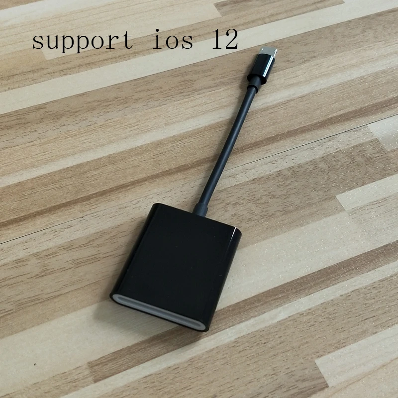 

2 in 1 Camera SD Card Reader Adapter for ipad iphone 6 7 8 x support ios 12 and for andorid phones free shipping