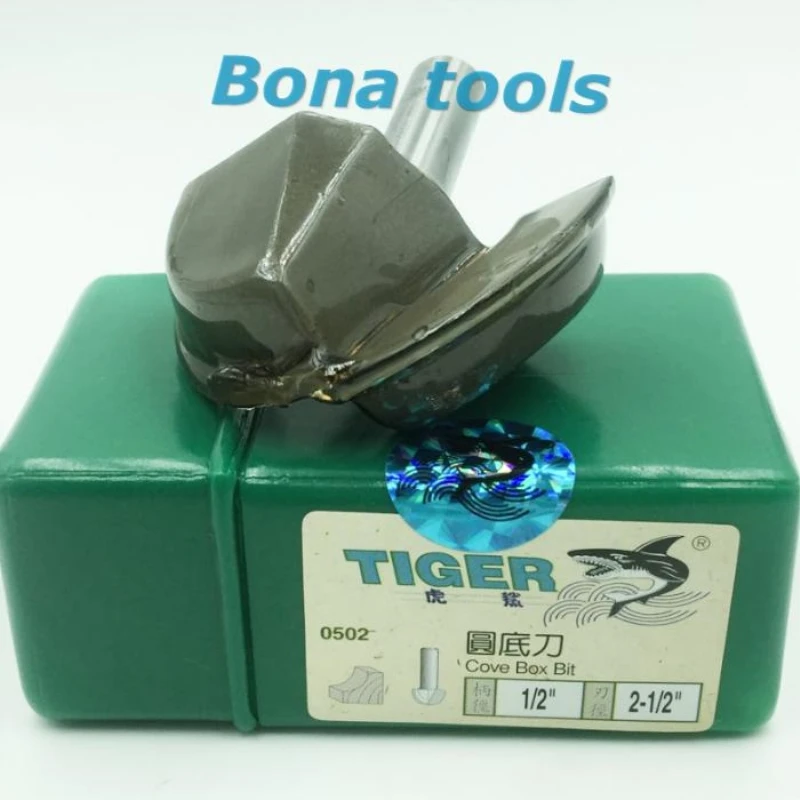 

2 pcs/lot 1/2*2-1/2" TIGER Round Nose Wood End Mill Cutter, Carving Router Bit Sets on Woodworking/MDF/Acrylic Machine Tools